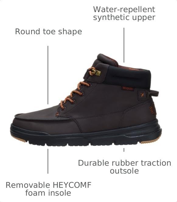 HEYDUDE Men's Bradley II Classic Pull On Boot | Water Repellent Shoe - Image 7