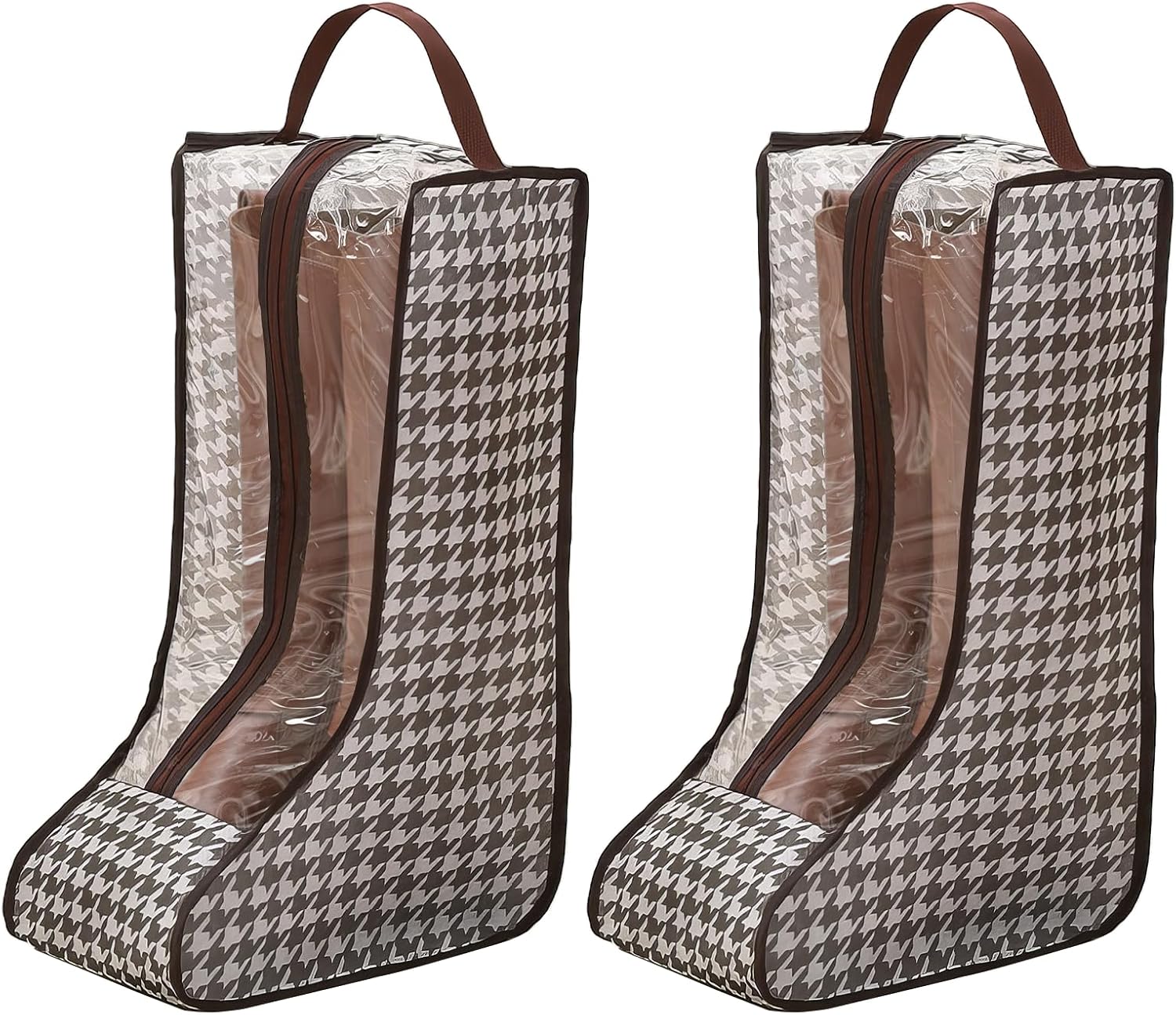 2 Pack Boot Storage Bag, Portable Dust Proof Boot Bags for Cowboy Boots