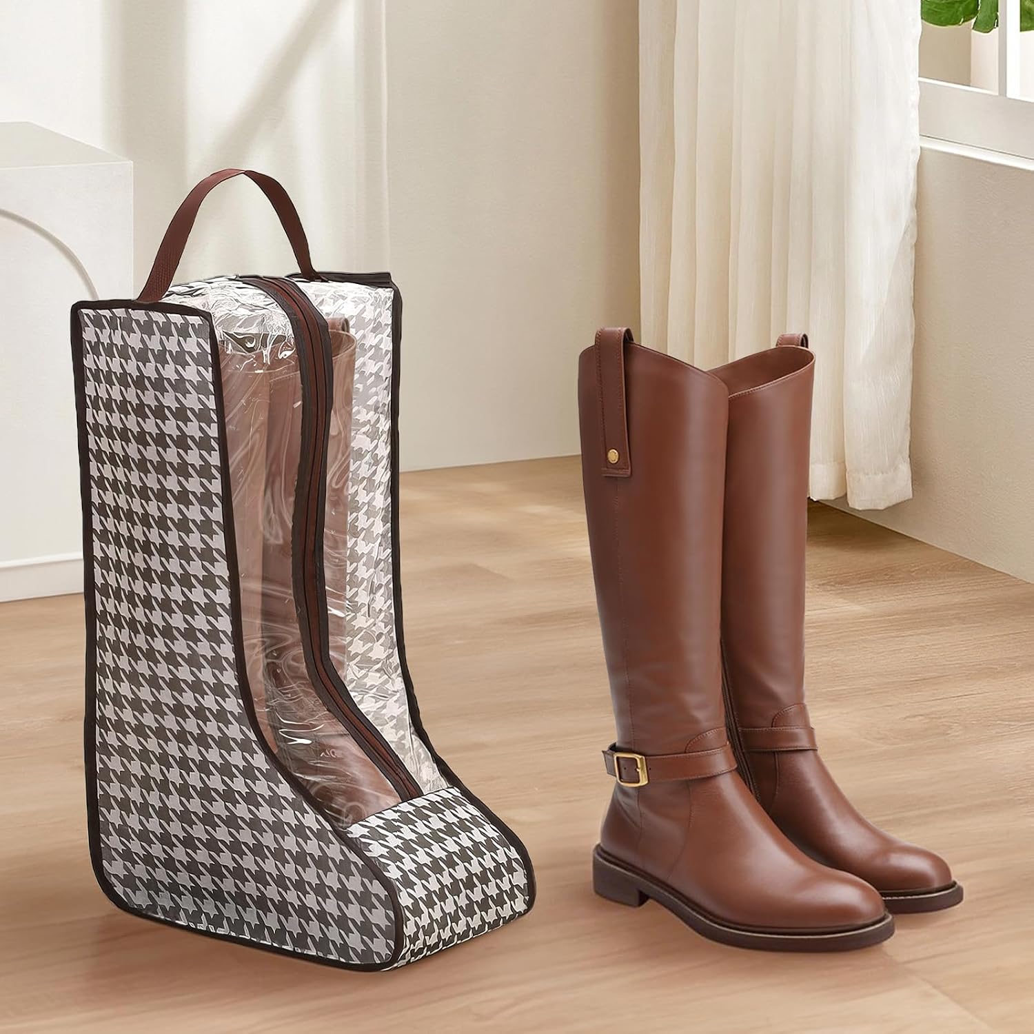 2 Pack Boot Storage Bag, Portable Dust Proof Boot Bags for Cowboy Boots - Image 4