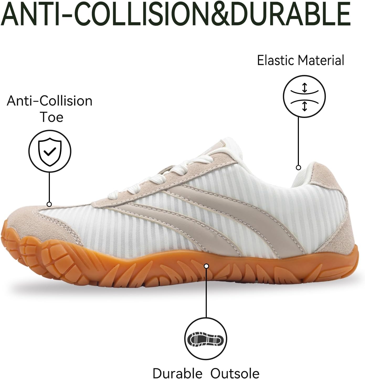 Barefoot Shoes Women Casual Sneakers,Wide Toe Box Shoe Women Zero Drop Shoe - Image 2