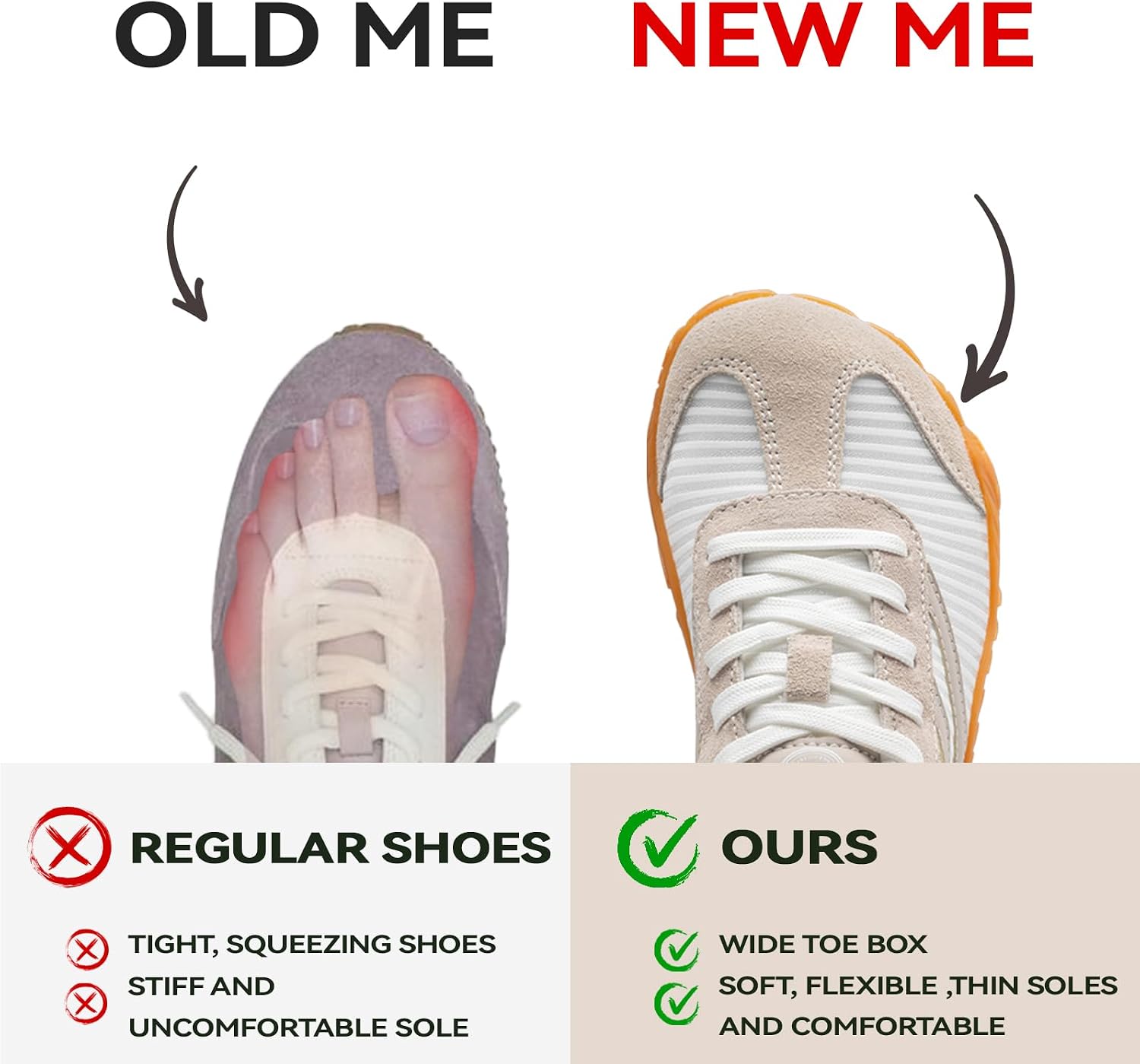 Barefoot Shoes Women Casual Sneakers,Wide Toe Box Shoe Women Zero Drop Shoe - Image 5